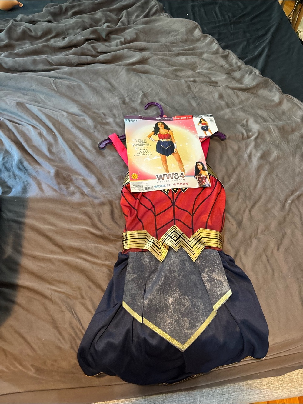 WW84 Wonder Woman Girls Costume - Red, Blue & Gold